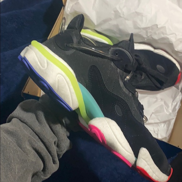 Adidas Torsion X Black/Multi - Picture 2 of 3